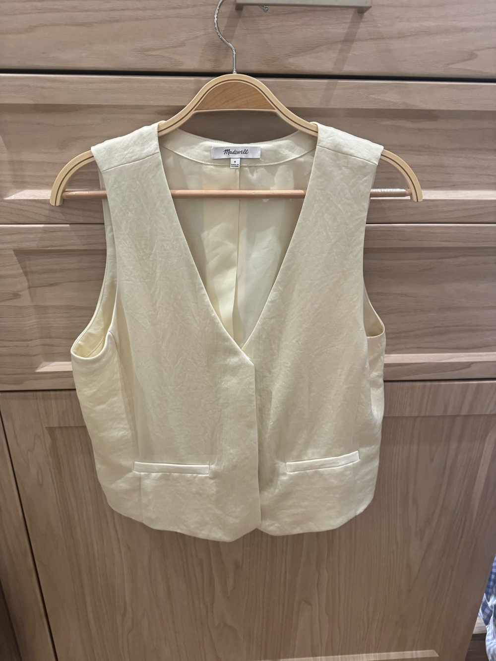 Button-Front Vest Top - Picture 2 of 6